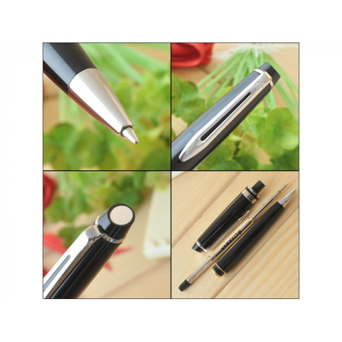 Шариковая ручка Waterman Expert 3, цвет: Black CT, стержень: Mblu