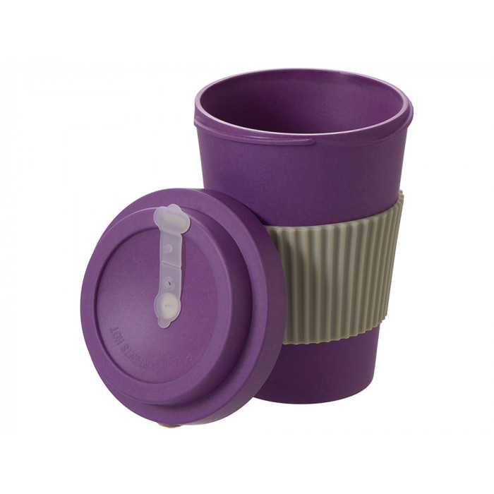 Термокружка Muffin из натуральных волокон, фиолетовый