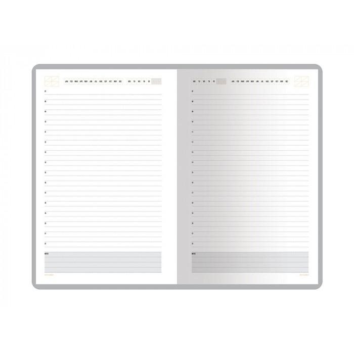 Ежедневник А5 недатированный Mercury, темно-синий