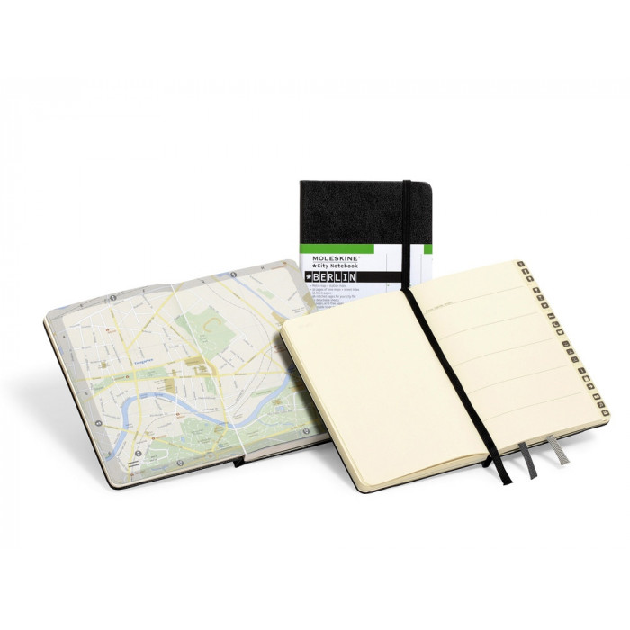 Записная книжка Moleskine City Berlin (Берлин), Pocket (9x14 см), черный