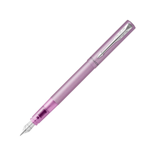 Перьевая ручка Parker Vector  XL Lilac, цвет чернил blue CT, перо: F, в подарочной упаковке.