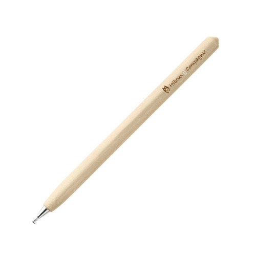 BIO. Шариковая ручка из дерева, Натуральный светлый