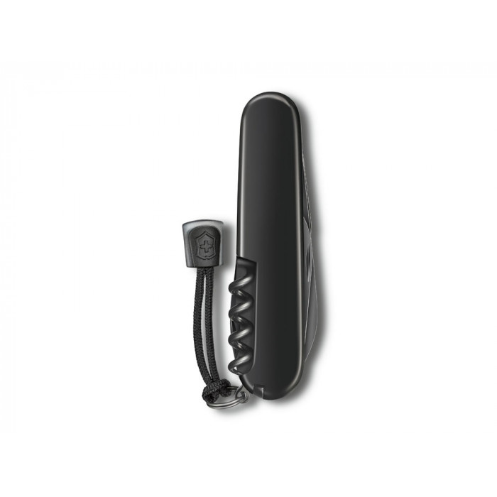 Нож перочинный VICTORINOX Spartan Onyx Black, 91 мм, 12 функций, чёрный, со шнурком в комплекте