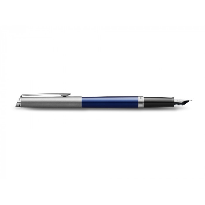 Перьевая ручка Waterman Hemisphere Entry Point Stainless Steel with Blue Lacquer в подарочной упаковке