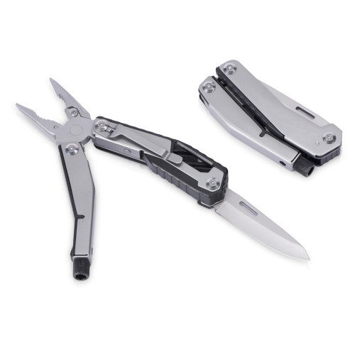 Мультитул-пассатижи Scopus 4-в-1 с двумя битами, черный (Р)