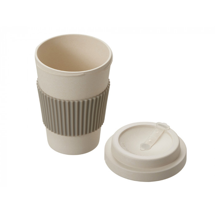 Термокружка Muffin из натуральных волокон, бежевый