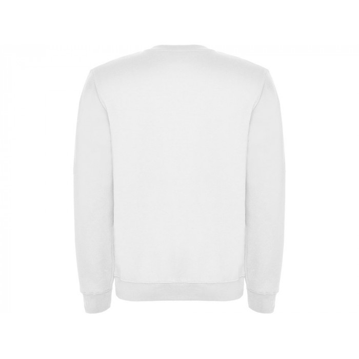 Свитшот с начесом Clasica унисекс, белый