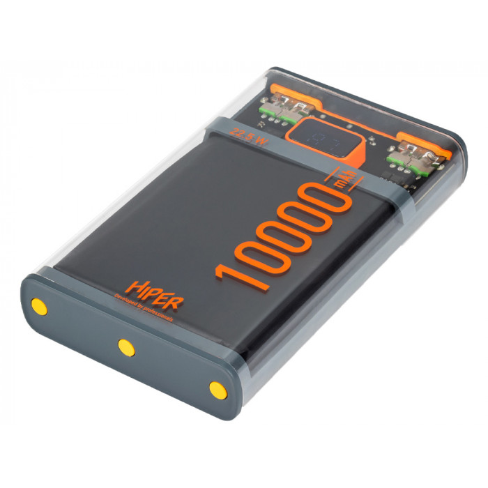 Внешний аккумулятор CORE X, 10000 mAh, черный