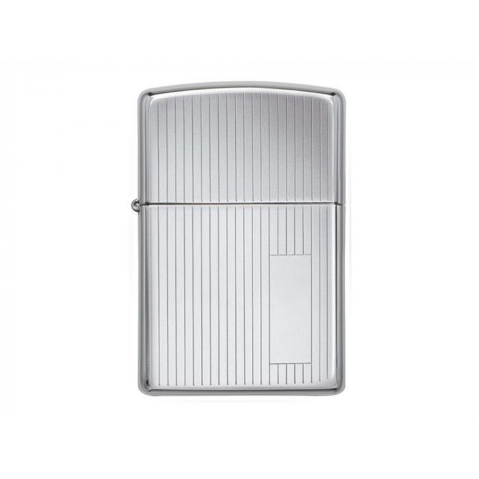 Зажигалка ZIPPO Classic с покрытием High Polish Chrome, латунь/сталь, серебристая, 38x13x57 мм