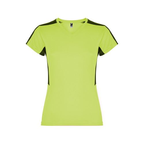 Футболка Suzuka женская, лаймовый пунш/черный