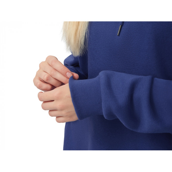 Толстовка с капюшоном оверсайз Lisbon унисекс, классический синий