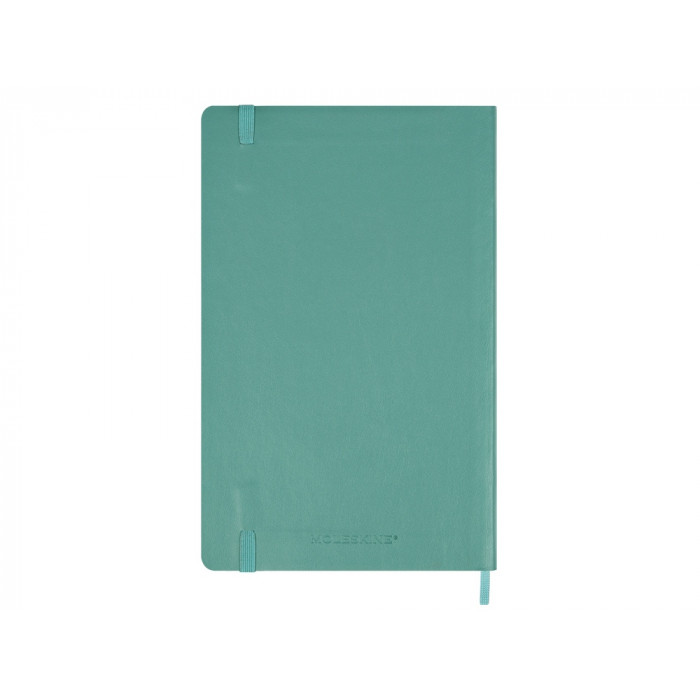 Записная книжка Moleskine Classic Soft (в линейку), Large (13х21см), морская волна