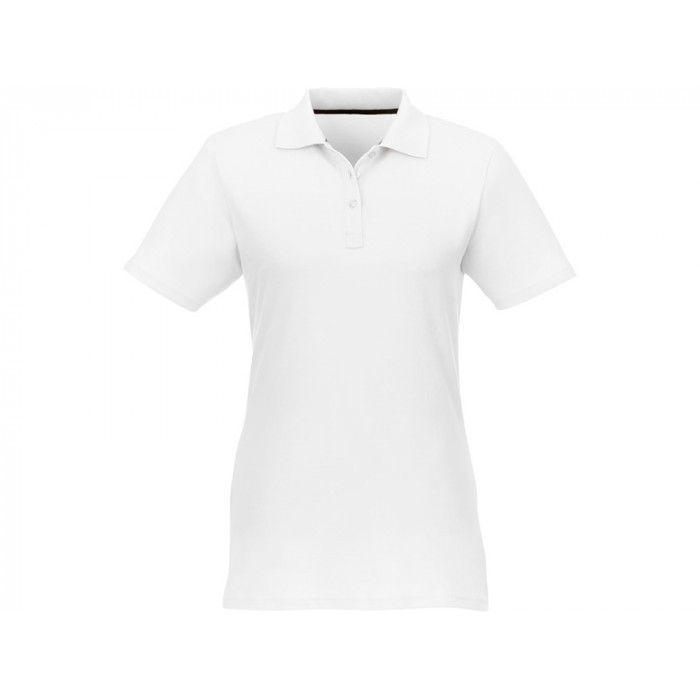 Женское поло Helios с коротким рукавом, белый