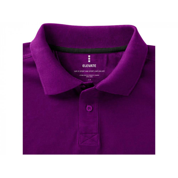 Calgary мужская футболка-поло с коротким рукавом, темно-фиолетовый