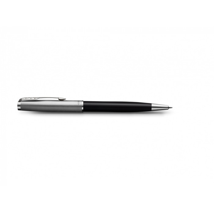 Шариковая ручка Parker Sonnet Entry Point Black Steel CT, стержень: M, цвет чернил: black , в подарочной упаковке