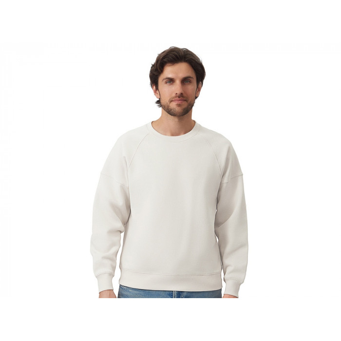 Свитшот оверсайз Paris, унисекс, бежевый