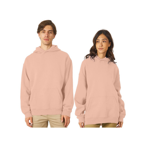 Толстовка с капюшоном оверсайз Berlin унисекс, лосось