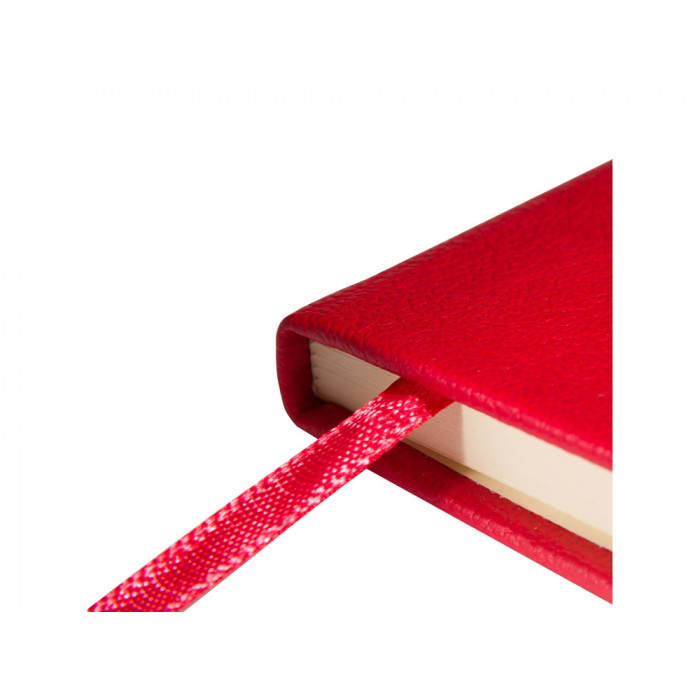 Блокнот А5  City на резинке, красный