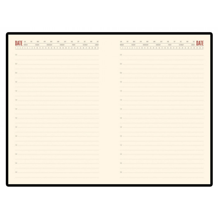 Ежедневник недатированный  А5 LONDON серый