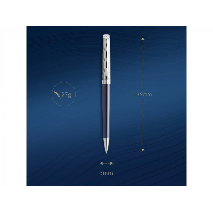 Шариковая ручка Waterman Hemisphere22 SE Deluxe Blue CT, стержень: M, цвет: Blue, в подарочной упаковке