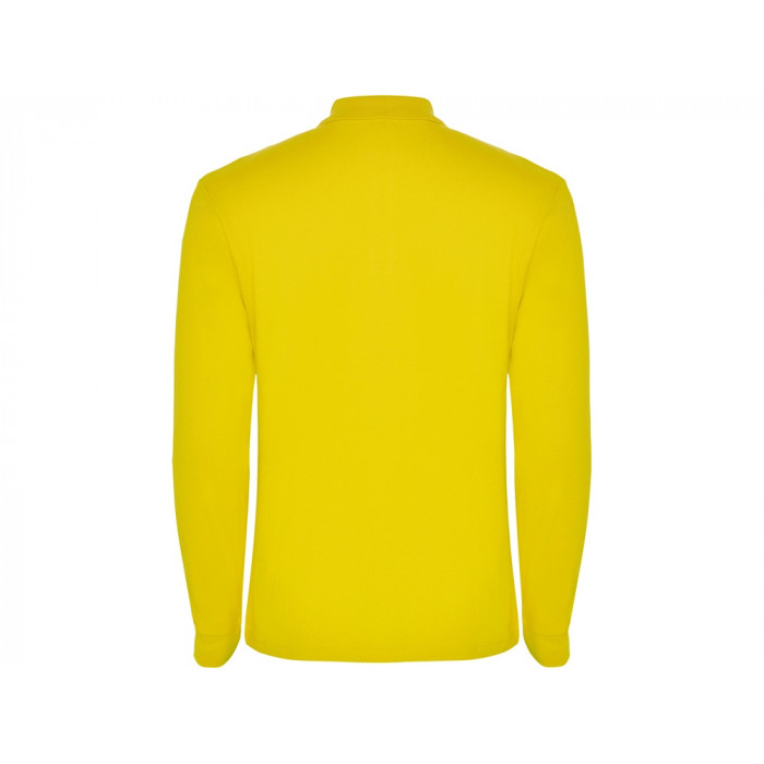 Рубашка поло Estrella мужская с длинным рукавом, желтый