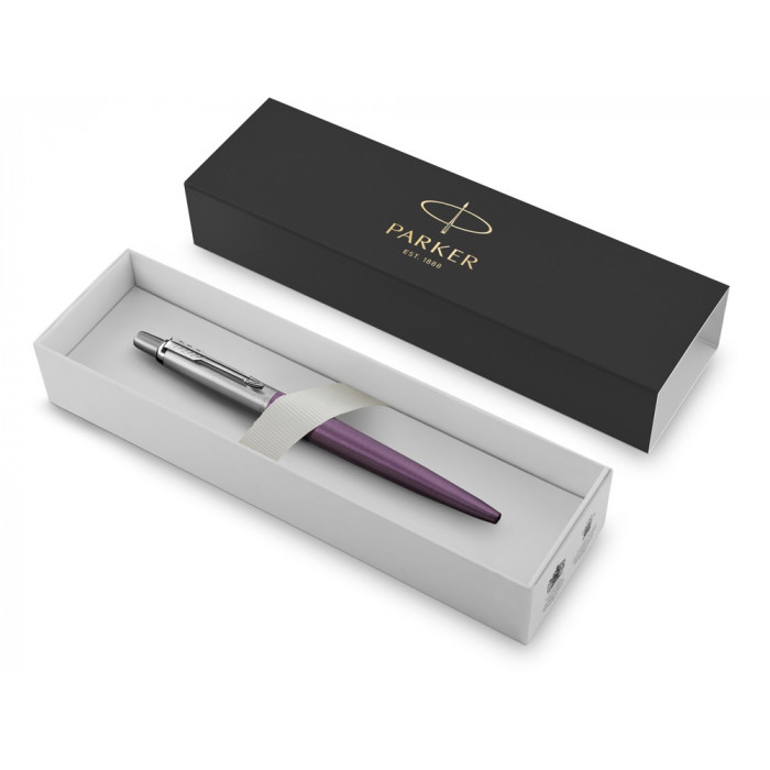 Шариковая ручка Parker Jotter Essential, Victoria Violet CT, стержень: Mblue