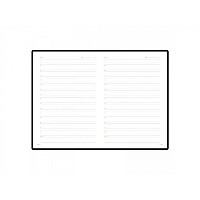 Ежедневник А5 недатированный Polo, оранжевый