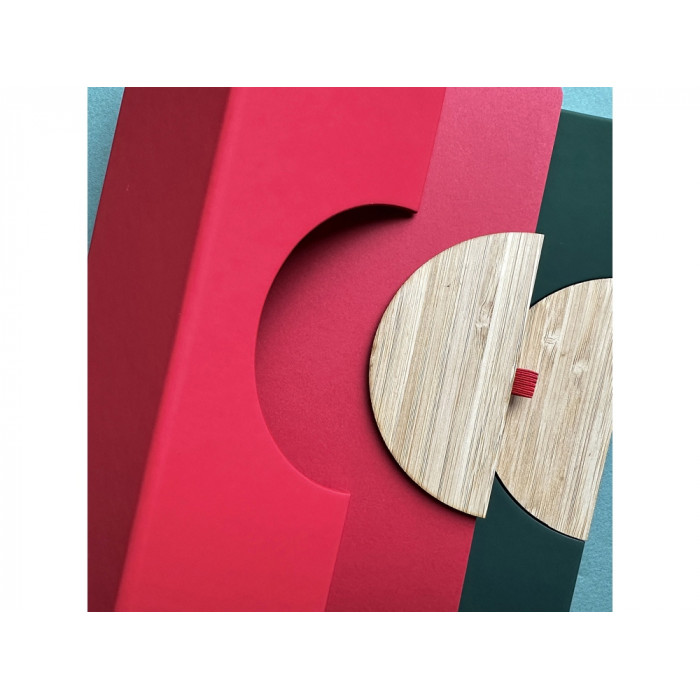 Ежедневник недатированный А5 Bosforo, красный