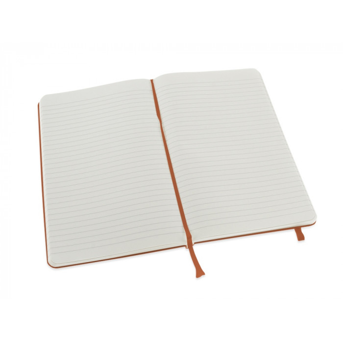 Записная книжка Moleskine Classic (в линейку) в твердой обложке, Large (13х21см), оранжевый коралл