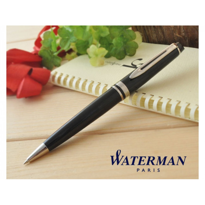 Шариковая ручка Waterman Expert 3, цвет: Black CT, стержень: Mblu