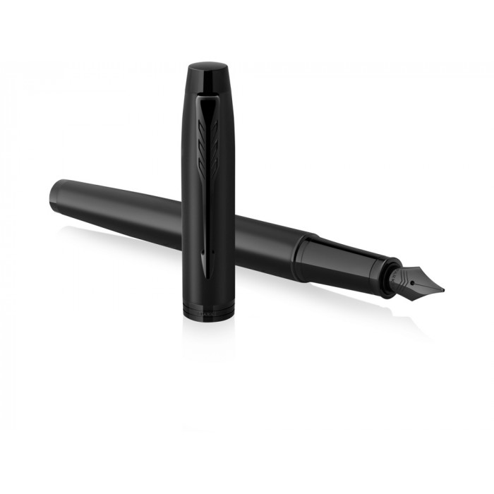 Перьевая ручка Parker IM Achromatic Matte Black BT, черный