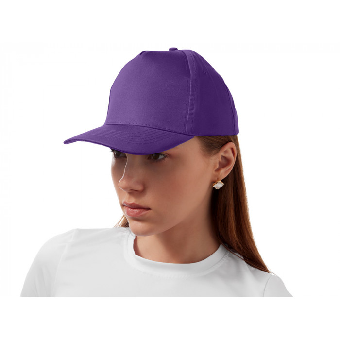 Бейсболка Poly 5-ти панельная 120гр, фиолетовый