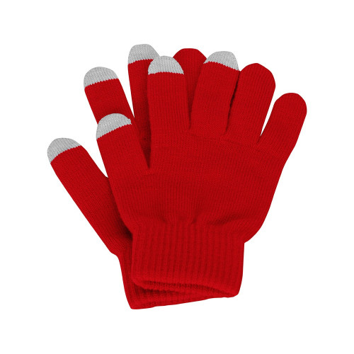 Перчатки для сенсорного экрана, красный, размер L/XL