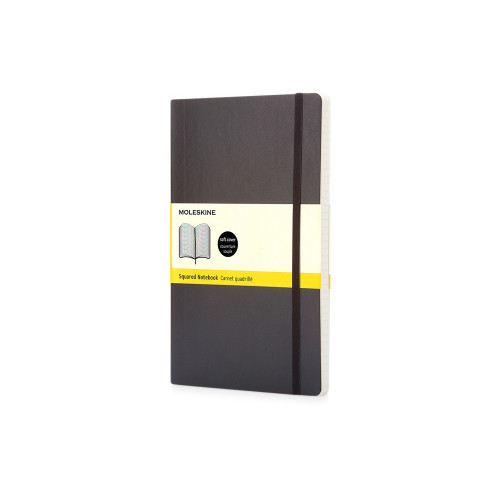 Записная книжка Moleskine Classic Soft (в клетку), Pocket (9x14 см), черный