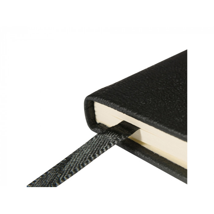 Блокнот А5  City на резинке, черный