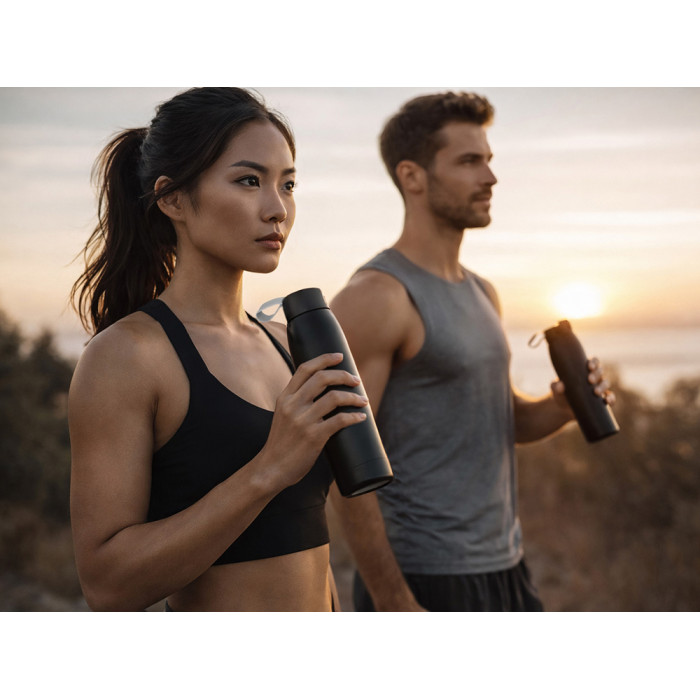 Термобутылка Grace 320мл, черный