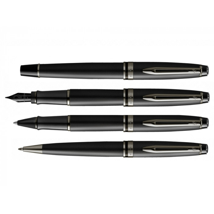 Перьевая ручка Waterman Expert Black F BLK в подарочной упаковке