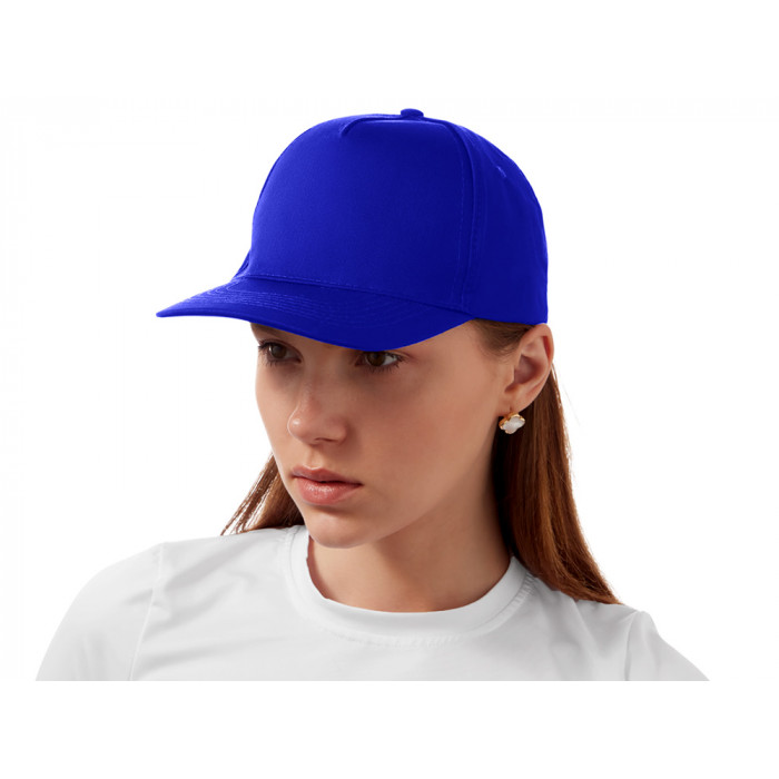 Бейсболка Mix 5-ти панельная 180 гр, кл. синий