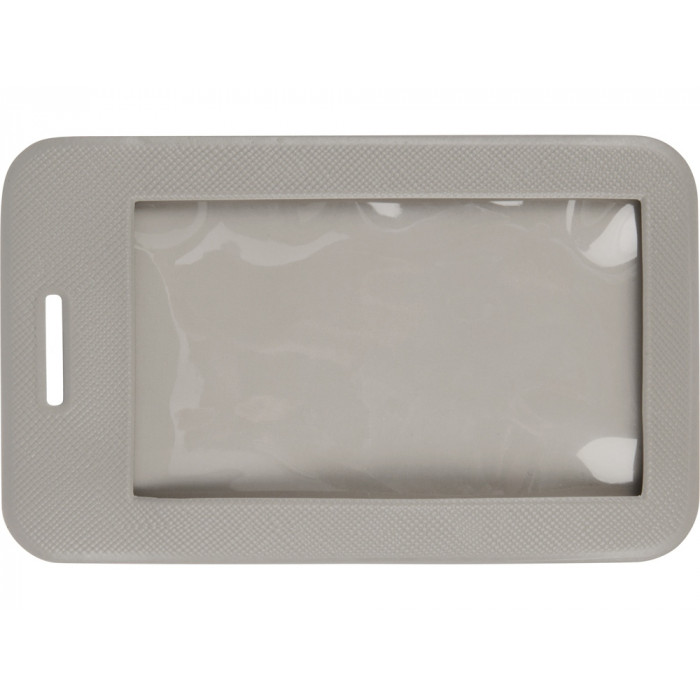 Чехол для пропуска Weekend из ПВХ, серый