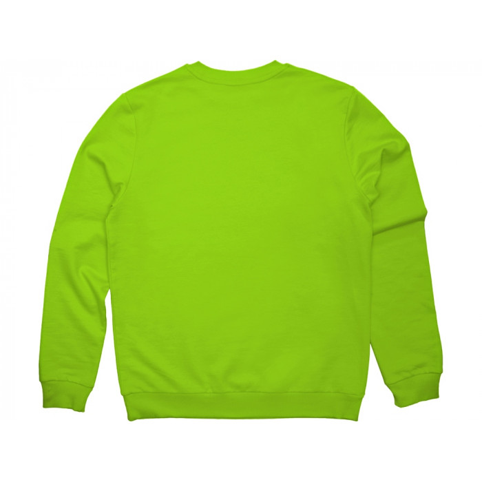 Свитшот Motion унисекс с начесом, зеленое яблоко