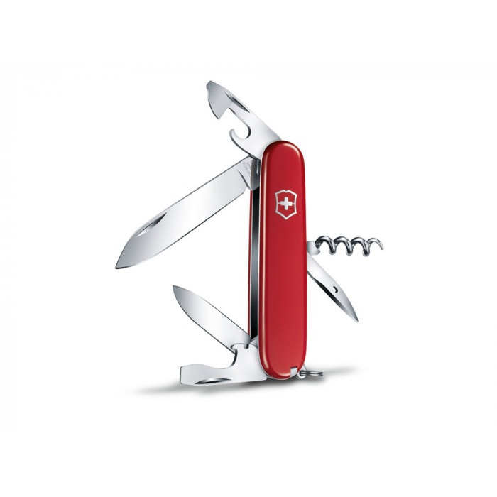 Нож перочинный VICTORINOX Spartan, 91 мм, 12 функций, красный