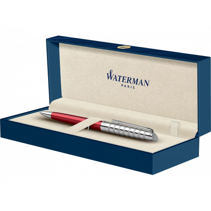 Шариковая ручка Waterman Hemisphere French riviera Deluxe RED CLUB в подарочной коробке