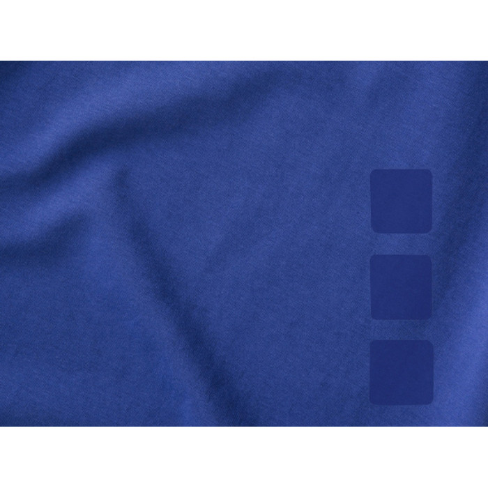 Ponoka женская футболка из органического хлопка, длинный рукав, синий