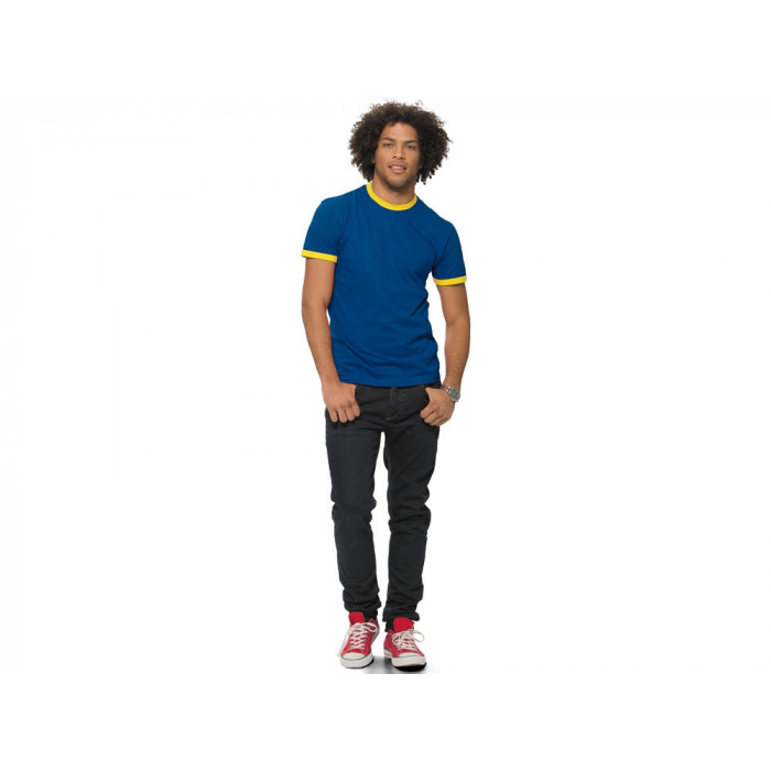 Футболка Adelaide мужская, синий/желтый