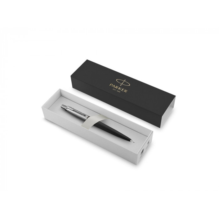 Карандаш механический Parker Jotter Bond Street Black Chrome, в подарочной упаковке