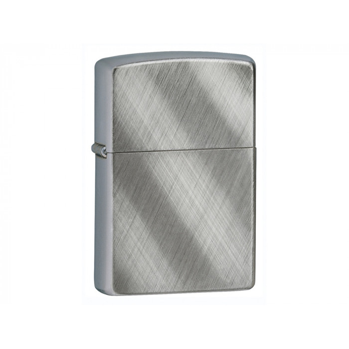 Зажигалка ZIPPO Classic с покрытием Brushed Chrome, латунь/сталь, серебристая, матовая, 38x13x57 мм