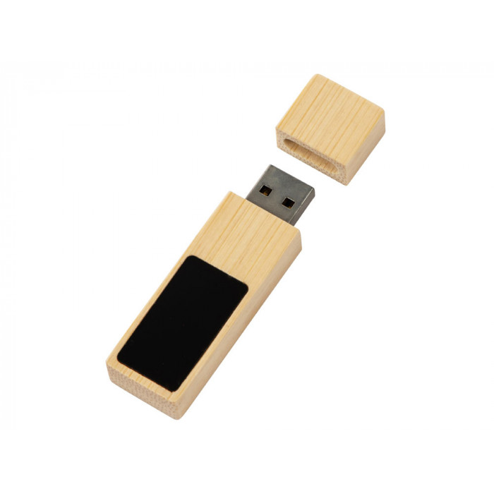 USB 2.0- флешка на 32 Гб c подсветкой логотипа Bamboo LED