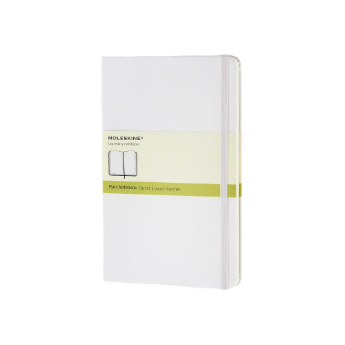 Записная книжка Moleskine Classic (нелинованный) в твердой обложке, Large (13х21см), белый