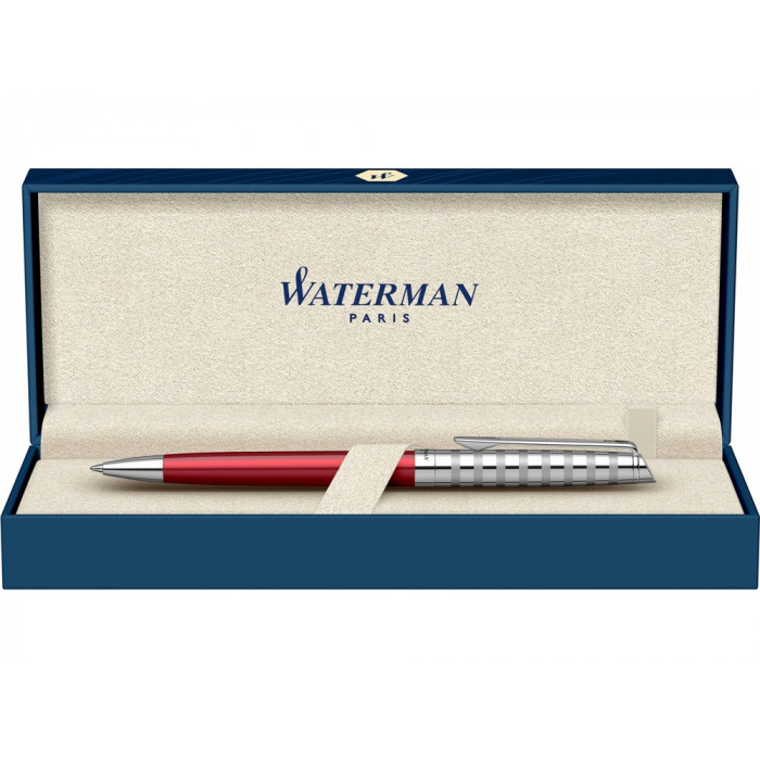 Шариковая ручка Waterman Hemisphere French riviera Deluxe RED CLUB в подарочной коробке