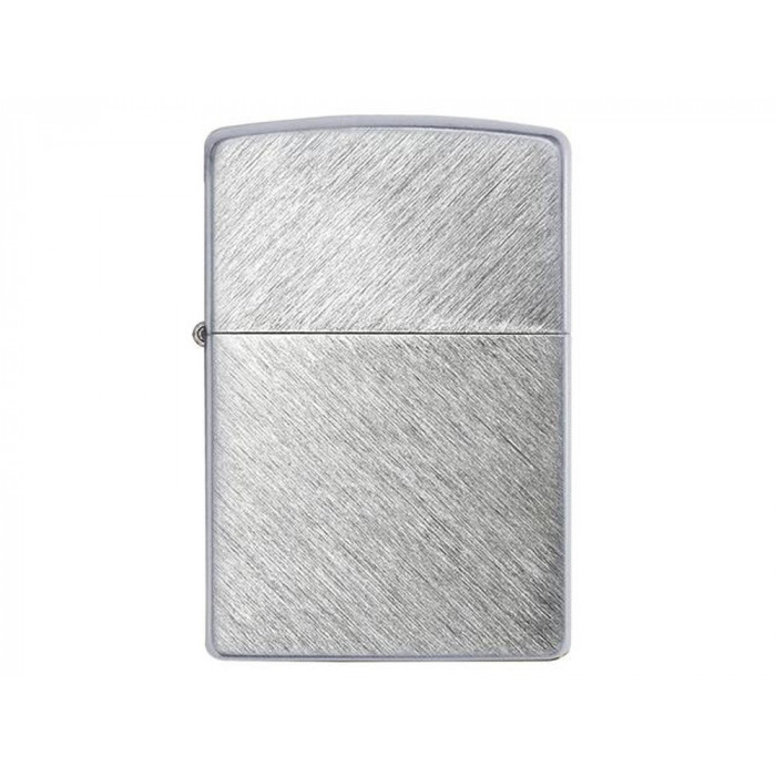 Зажигалка ZIPPO с покрытием Herringbone Sweep, латунь/сталь, серебристая, матовая, 38x13x57 мм